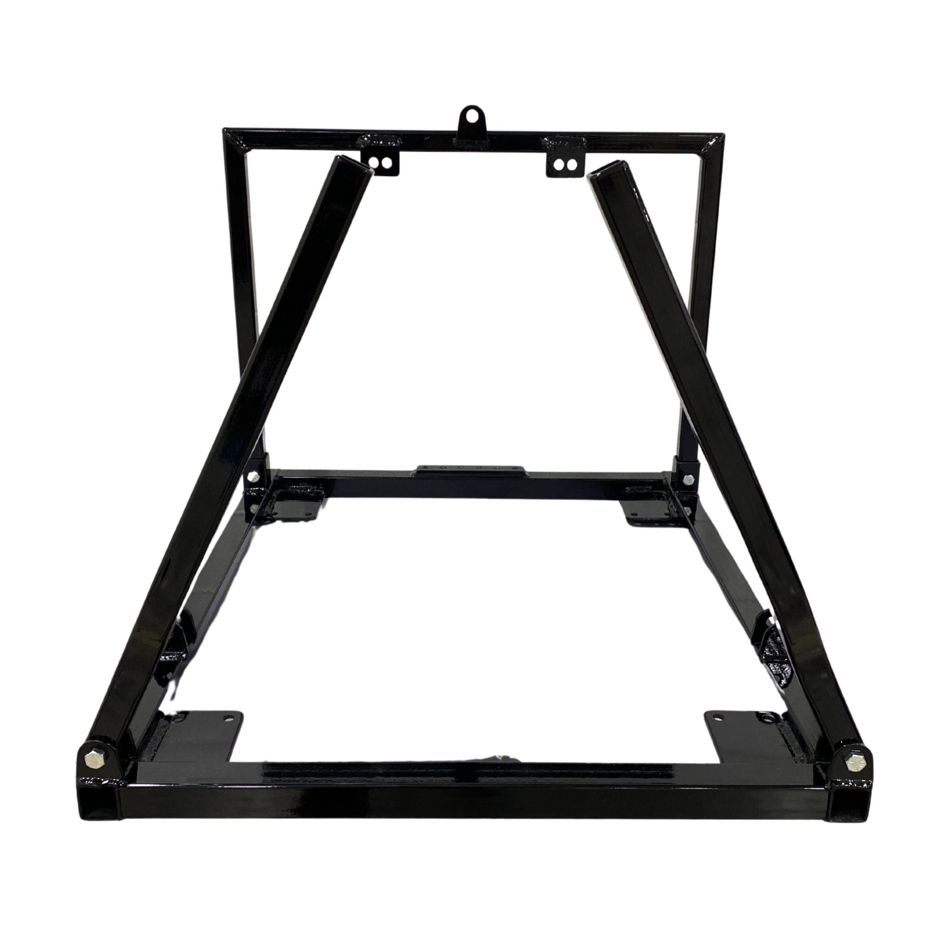 Tilburg Racing Products Chevy engine cradle with motor plate arms on a white background